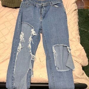 SHEIN Ripped Jeans